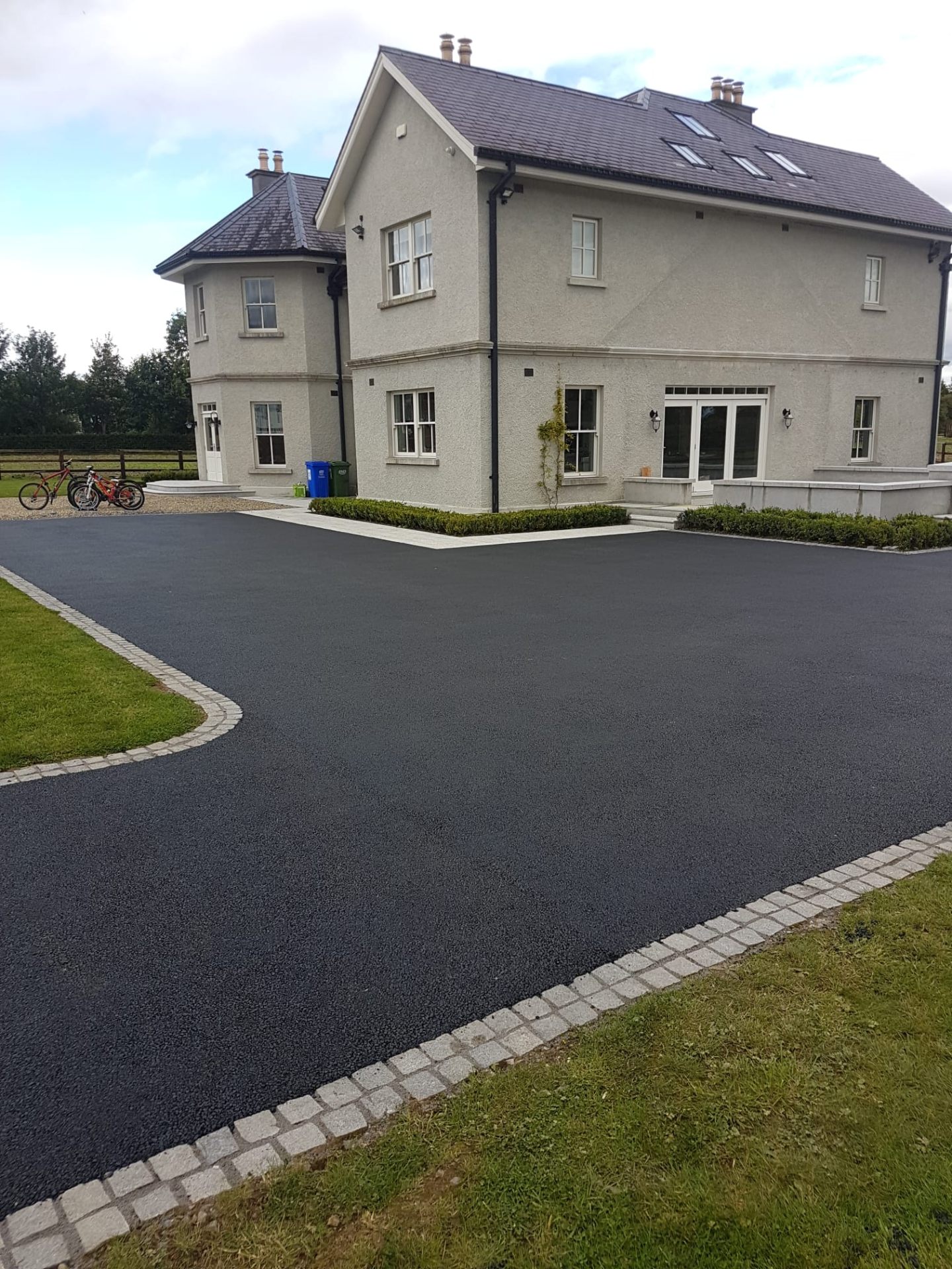 Large Tarmac Forecourt