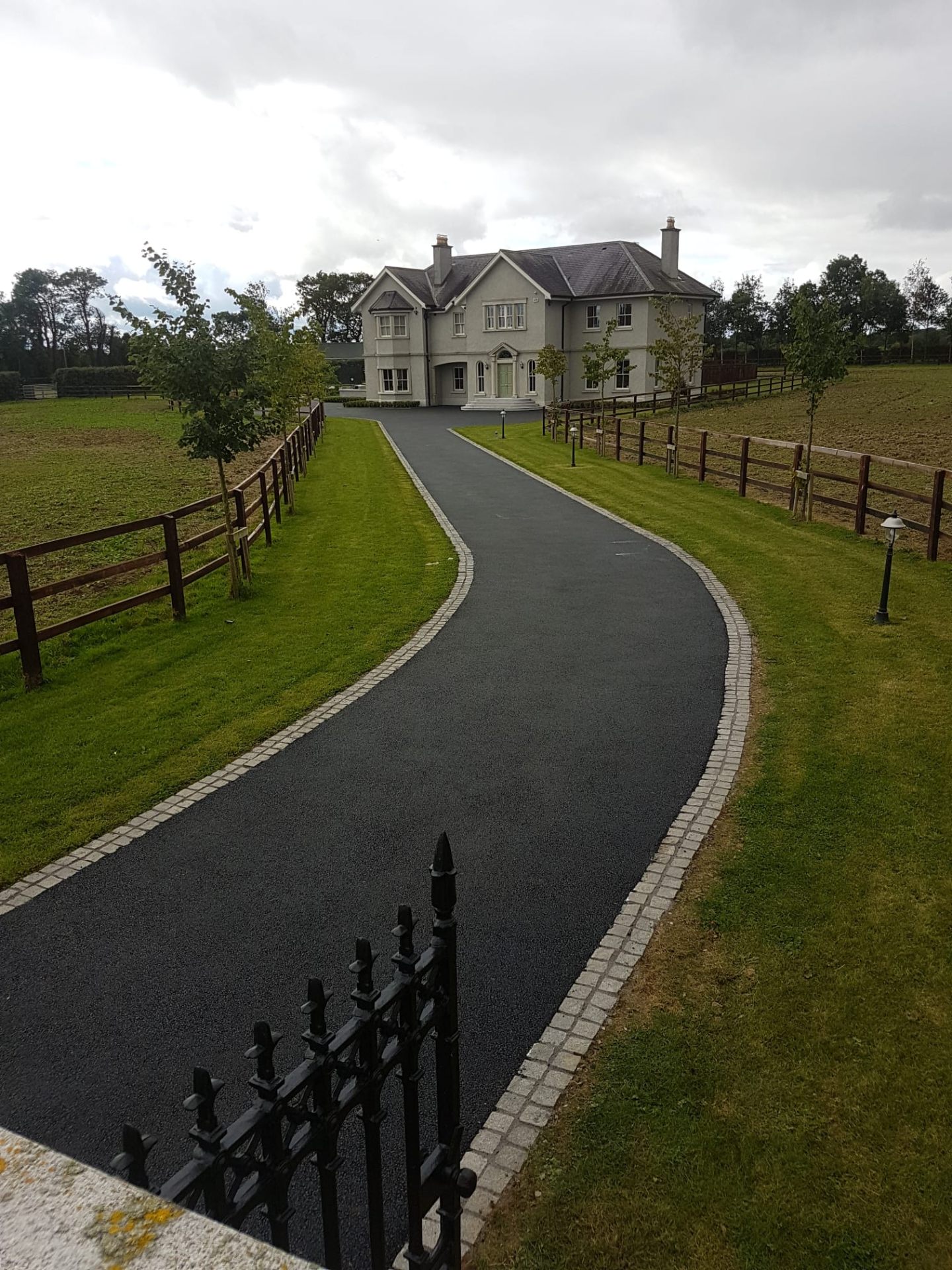 Winding Tarmac Driveway